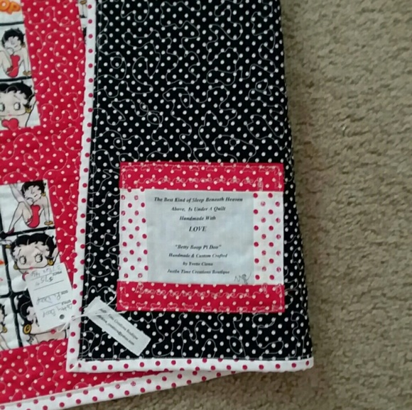 Quilt Handmade "Betty Boop" - Picture 3 of 6